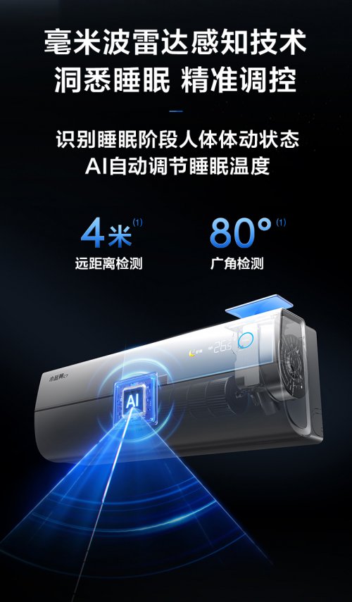 6分贝静音新风筑起卧室健康港湾TCL小蓝翼C7AI健康空调1(图3)